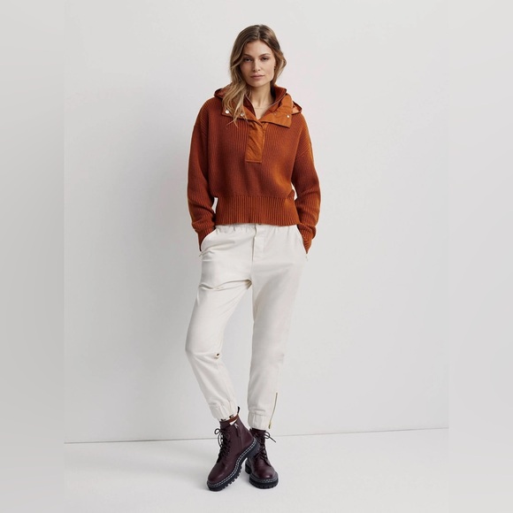 VARLEY • Carter Half Zip Pullover in Caramel Cafe Mix - Picture 14 of 14